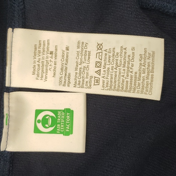 J. Crew Ultra Soft Navy Blue Oversized Cotton Hoodie - Picture 10 of 10